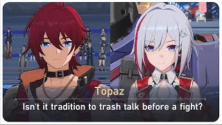 Topaz \u0026 Luka Trash Talk Before a Fight (Cutscene) Luminary Wardance | Honkai Star Rail 2.5