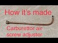 How its Made - Carburettor mixture screw adjuster Honda ST1100