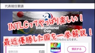 【サカつくRTW】最近優勝したINTLC一挙紹介！おすすめのフォメコン解説！！