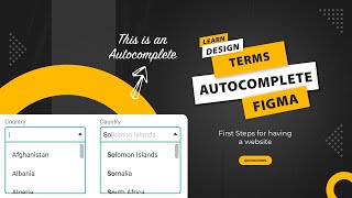 UI Terms: Autocomplete Ep 01 | Learn UI Design