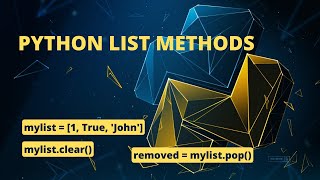 3.4 Python List Methods 2