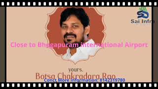 48 Acras Gatted  community VMRDA approved LAYOUT at Bhogapuram international Airport, Visakhapatnam