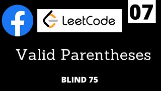 Valid Parentheses - Leetcode 20 - Python Stack