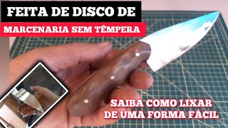 FORMAS SIMPLES DE LIXAR AÇOS TEMPERADO