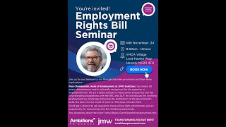 Employment Rights Bill - Seminar