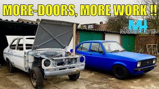 Ford Escort Mk2 'more-doors' keeping me busy!! 👍