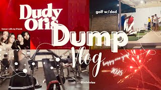 DUMP VLOG 2024⋆. 𐙚 ˚: daily vlog, beach w/sister🏝️, golf with my dad, new year 2025✨📸🤍 #vlog3