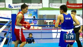 2014 城市盃國際拳擊邀請賽Day 3 複賽 WU, YOU WEI(TPC) V.S DAIKI ASAI(JPN)