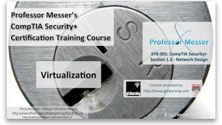 Overview of Virtualization Technology - CompTIA Security+ SY0-301: 1.3