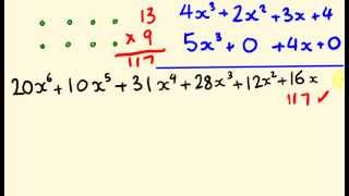 Algebra trick for multiplying polynomials