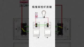 楼梯双控开关的接线和双控原理