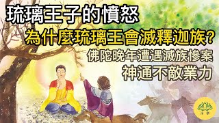 琉璃王子的憤怒，為什麼琉璃王會滅釋迦族？佛陀晚年遭遇滅族慘案，神通不敵業力/因果故事