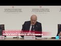 lebanese prime minister najib mikati speaks at lebanon aid conference • france 24 english