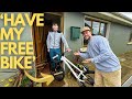 BUILDING A DIRT JUMP BIKE AND GIVING TO A RANDOM PERSON!!