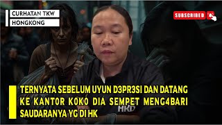 TERNYATA SEBELUM UYUN D3PR3SI DAN DATANG KE KANT0R K0K0 DIA SEMPET MENG4BARI SAUDARANYA YG DI HK