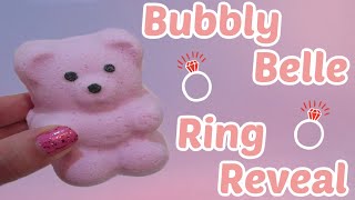 Bubbly Belle Ring Reveal - Pink Bubbly Bear Bath Bomb Demo!
