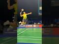 Hard Badminton Smash #smash #badmintonsmash #smashing