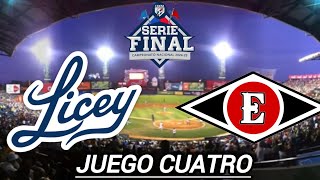 En Vivo, TIGRES DEL LICEY VS LEONES DEL ESCOGIDO EN VIVO, juego cuatro en vivo