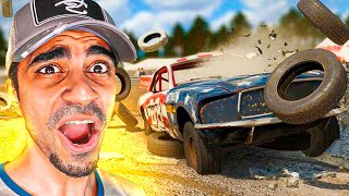 محاكي تدمير السيارات : من يدمر سيارة الثاني 😱🔥 | Wreckfest