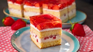 Strawberry cake with mascarpone cream - Cooking Ideas