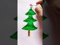 Christmas Tree 🎄 Acrylic Painting For Kids #tree #christmas #jinglebells #trending #shorts #painting