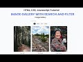 Create a Filterable Image Gallery with Search | HTML, CSS & JavaScript Tutorial