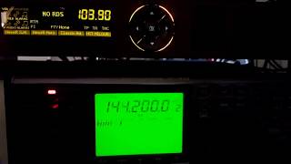 [2m Tropo] Working VK7HH remote station tropo 2m SSB 843 km - 27.02.18