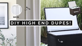 CRATE AND BARREL VS THRIFT STORE | DIY HIGH END DECOR DUPES ON A BUDGET