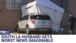 Mom of 2 hit by SUV in South LA; Her husband rushes to scene and finds her dead