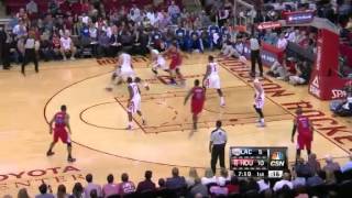 Chris Paul With a Alley Oop Pass To DeAndre Jordan Slam Dunk ! Clippers@Rockets //30.03.13//