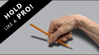 How to HOLD your PENCIL like an Artist