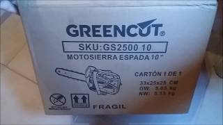 Motosierra Greencut GS 2500 10\