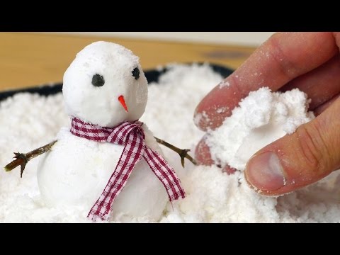 How do you make a snowman without snow?