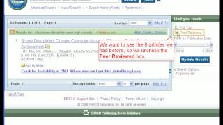 EBSCO 2.0 ERIC Basic Search Demo