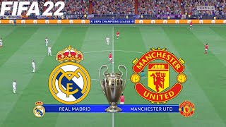 Real Madrid vs Manchester United Live Match UEFA Champions League