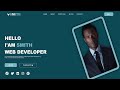 How to Create Personal Portfolio Website Using HTML & CSS | Fast Code