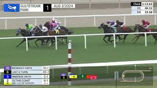 Gulfstream Park August 3, 2024 Race 1