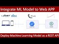 How to deploy Machine Learning model as a Rest API? | Flask Rest API | Integrate in existing web app