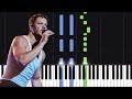 Imagine Dragons - "Natural" Piano Tutorial - Chords - How To Play - Cover