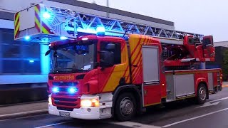 Einsatzfahrten der Feuerwehr Essen zu Wohnungsbrand - BF (mit Leih-DLK) \u0026 FF auf Alarmfahrt