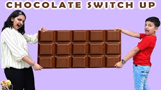 CHOCOLATE SWITCHUP CHALLENGE | Funny chocolate challenge | Aayu and Pihu Show