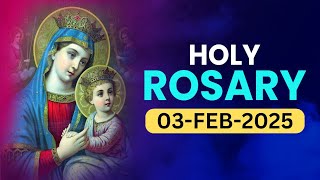 Holy Rosary 🙏🏻 Monday🙏🏻February 3, 2025🙏🏻 Joyful Mysteries of the Holy Rosary 🙏🏻 English Rosary