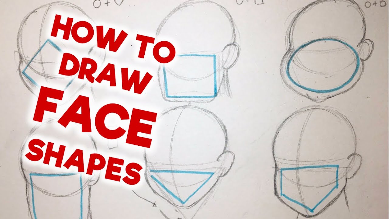 Drawing Face Shapes How To Draw A Head From Imagination