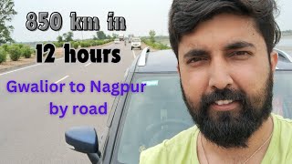 850kms in 12 Hours 🤐😵😱 | Gwalior to Nagpur By road | Solo rider