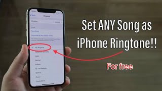 How to Set ANY Song as RINGTONE on iPhone work on any I Phone | I Pad | I Pod | free All version Ios