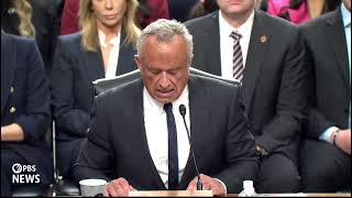 WATCH: RFK Jr. makes opening statement at his confirmation hearing