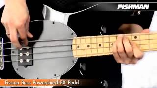 Fishman présente la nouvelle pédale basse Fission Powerchord FX