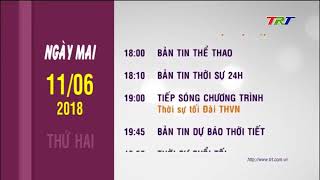 TRT Huế - GTCT ngày mai (11.06.2018)