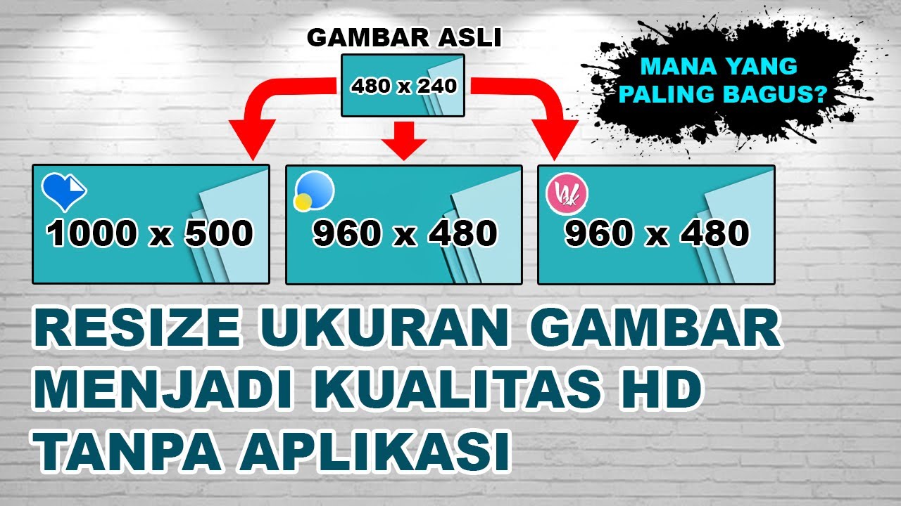 Cara Memperbesar Resolusi Gambar Agar Tidak Pecah | Memperbesar ...