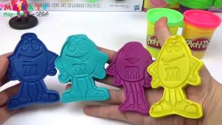 Learn Colors For Children With M&M Chocolate Play Dough Peppa Pig Episodes